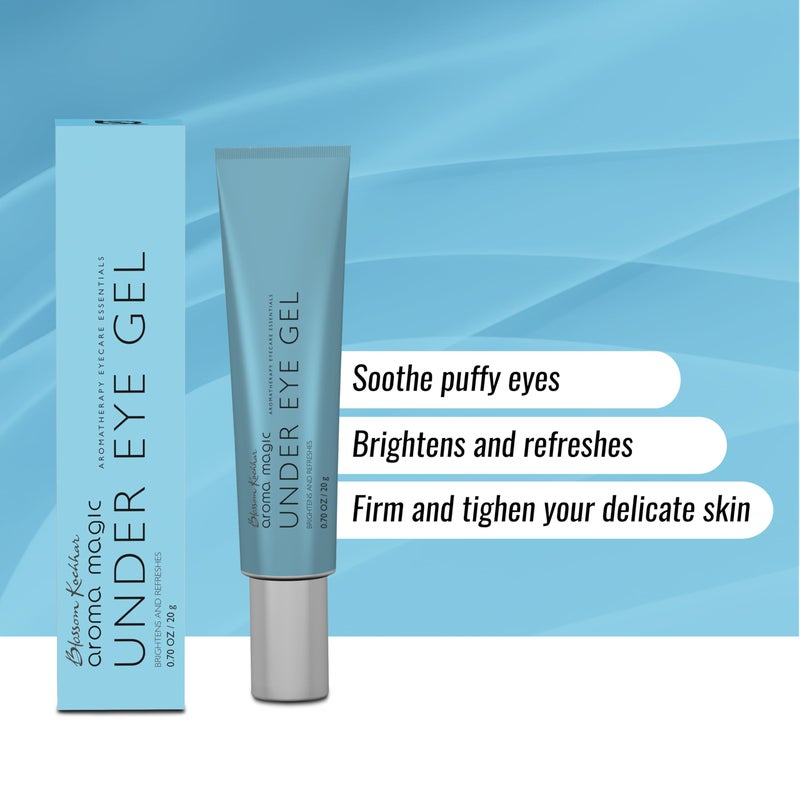 Aroma Magic Under Eye Gel | Reduces Puffiness & Dark Circles | Refreshes & Firms Delicate Under Eye Skin | Soothes Tired Eyes | Lightweight Non-Greasy Formula | 0.71 Oz (20g) - Image 3