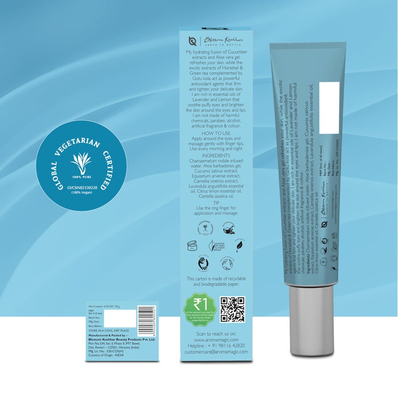 Aroma Magic Under Eye Gel | Reduces Puffiness & Dark Circles | Refreshes & Firms Delicate Under Eye Skin | Soothes Tired Eyes | Lightweight Non-Greasy Formula | 0.71 Oz (20g) - Image 5
