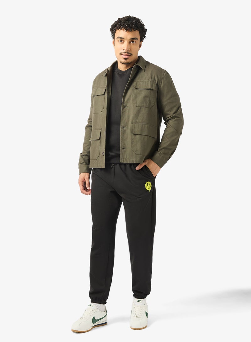 Seventy Five Basics Graphic Design Relaxed Joggers - Image 2