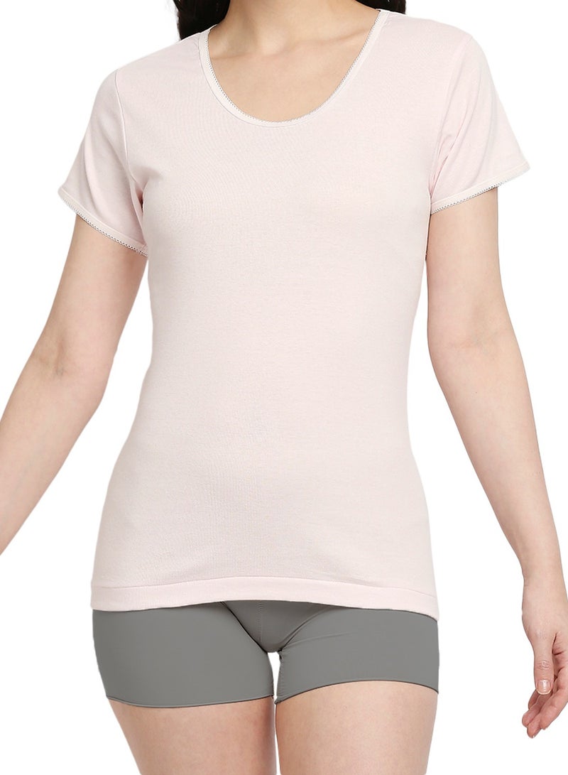 BYC GIRLS COTTON UNDERSHIRT (PACK OF 3) - PINK - Image 3