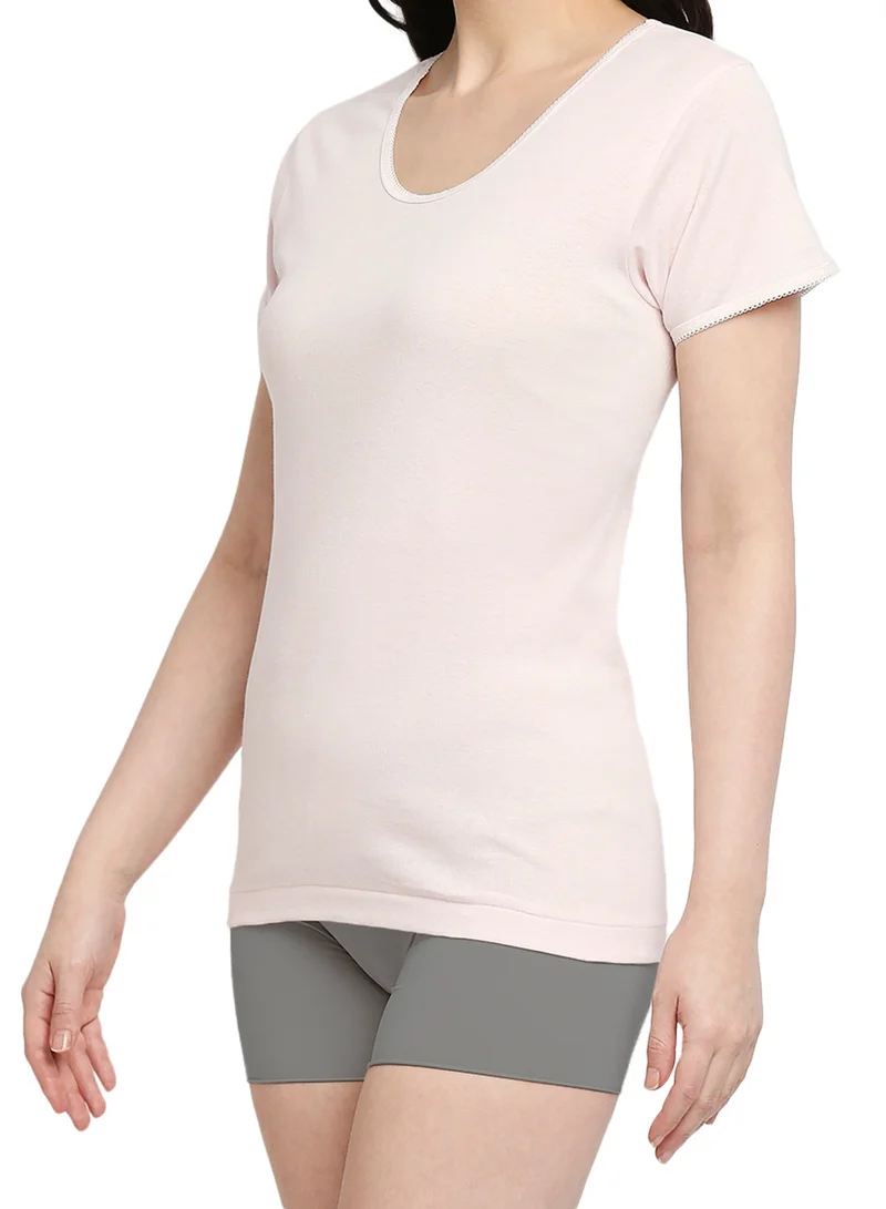 BYC GIRLS COTTON UNDERSHIRT (PACK OF 3) - PINK