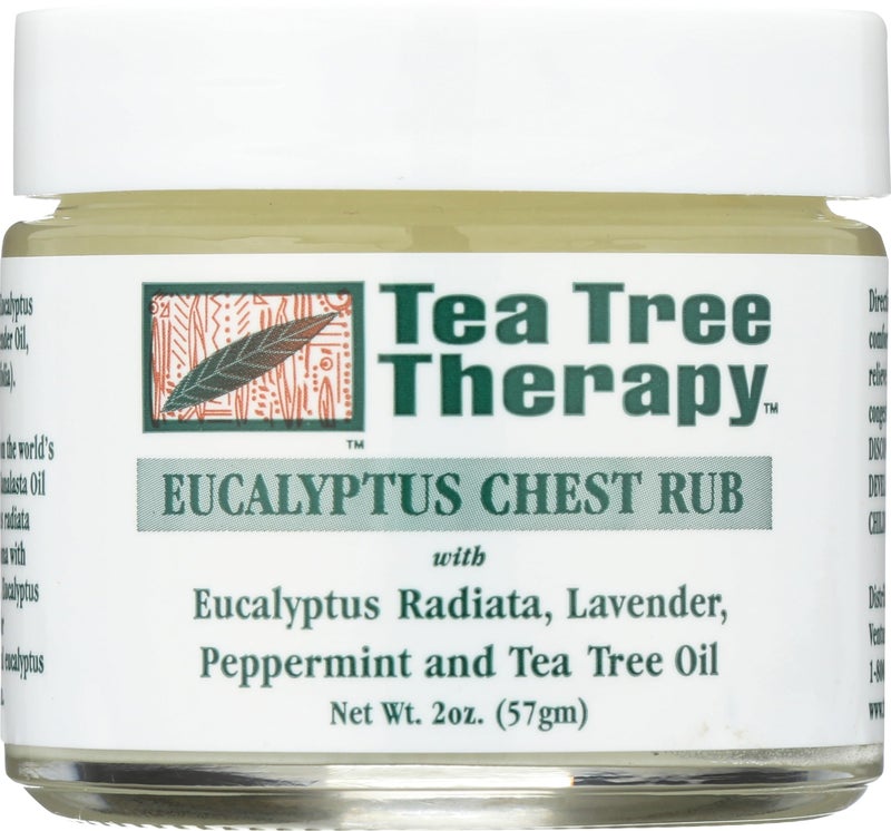 Tea Tree Therapy Eucalyptus Australian Chest Oil, Lavender Peppermint and Tea Tree, 2 Ounce,80050 - Image 1