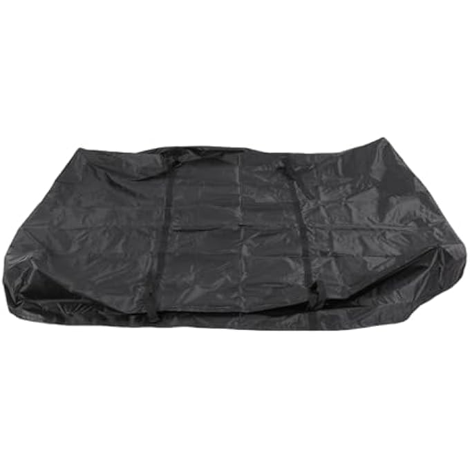 rayihni غطاء حمولات السقف للسيارة، قماش أكسفورد مطلي بالفضة 420D مقاوم للماء، أغطية حقائب السقف القابلة للطي للرحلات البرية والعطلات العائلية - Image 2