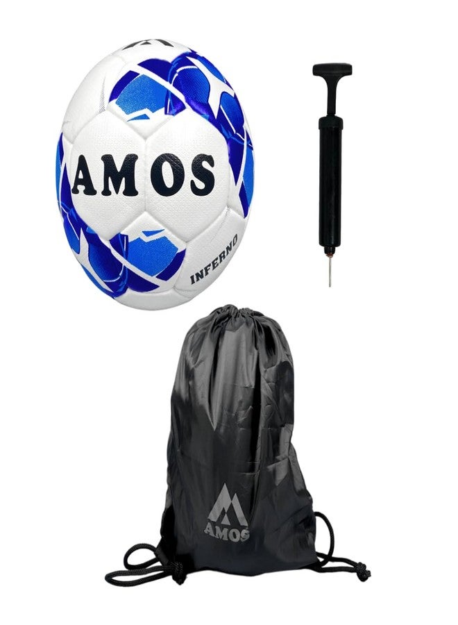 آموس كرة قدم AMOS Inferno Classic (مقاس 5) مع مضخة وحقيبة - Image 1