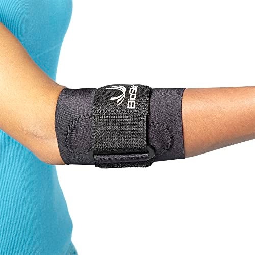 BioSkin™ Hypoallergenic Elbow Band with Compression Pad and Supportive Strap for Pain Relief from Tennis Elbow and Golfer's Elbow (XLarge) - Image 2