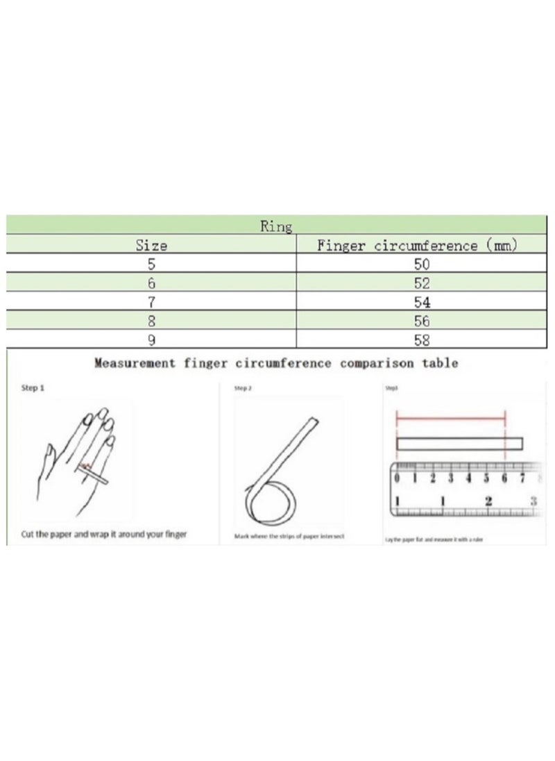 MONACO - morse code Love, Smile, Bonheur three-layer ring pin ring - Image 1