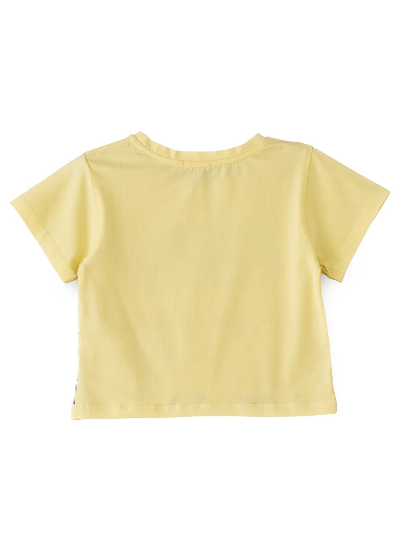 Jelliene Sunshine Squad: Girls' Comfy Cotton Tees Playful Prints & Summer Fun