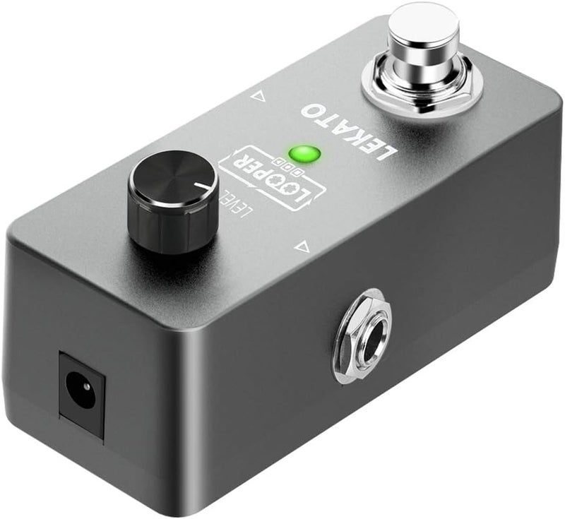 LEKATO Looper Guitar Effect Pedal Looper Guitar Pedal 5 Min Unlimited Overdubs Loop Pedal - Image 1
