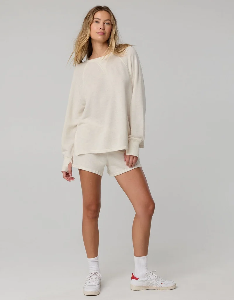 Aerie  OFFLINE By Aerie Keep It 100 Terry Long Sleeve T-Shirt for Women | Best Price UAE