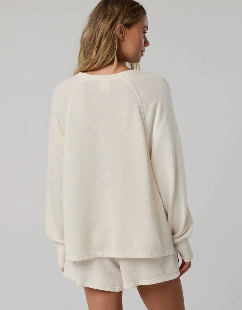 Aerie  OFFLINE By Aerie Keep It 100 Terry Long Sleeve T-Shirt for Women | Best Price UAE