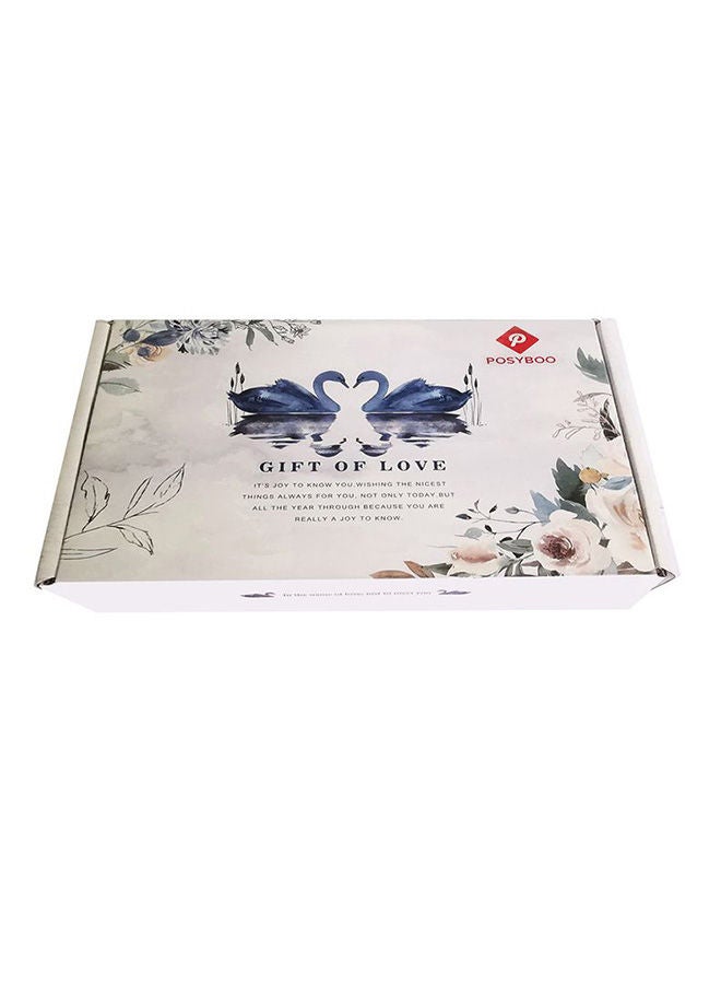 NIBEMINENT Shiny Gradient Tempered Glass Phone Back Case Cover For OnePlus 7 Pro Red/Black - Image 3