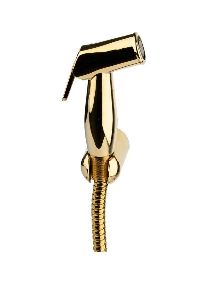 tucra TUCRA Luxury Gold Handheld Bidet Sprayer | Ergonomic Design with Balanced Water Pressure | Flexible Leak-Proof Hose | Premium Build & Easy Installation