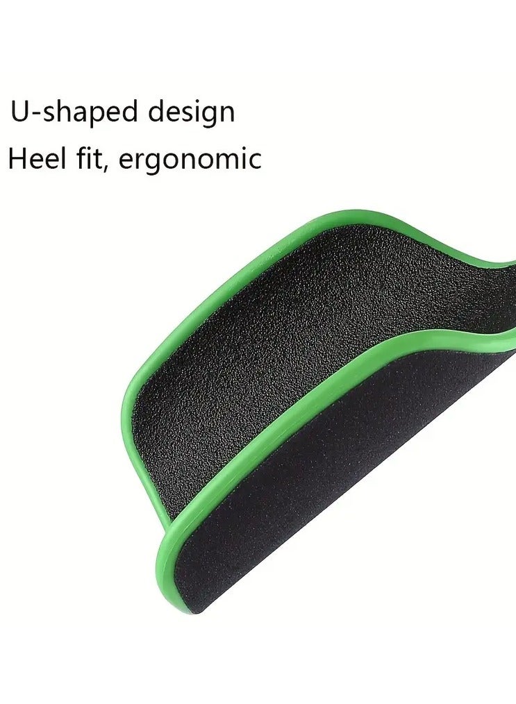 جلوسكي ملف القدم مزدوج الجانبين على شكل U ، تناسب بشكل أفضل منطقة الكعب ، إزالة الجلد الميت من القدم بفعالية ، جعل جلد القدم ناعم ومرطب - Image 3