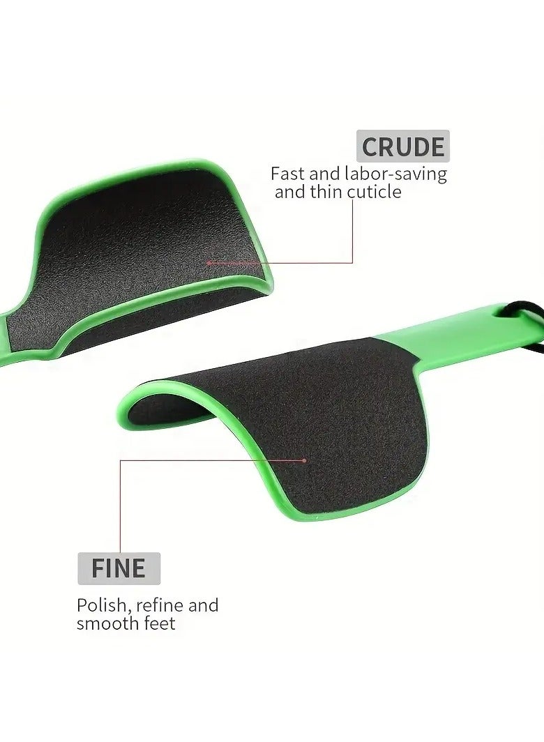 جلوسكي ملف القدم مزدوج الجانبين على شكل U ، تناسب بشكل أفضل منطقة الكعب ، إزالة الجلد الميت من القدم بفعالية ، جعل جلد القدم ناعم ومرطب - Image 5