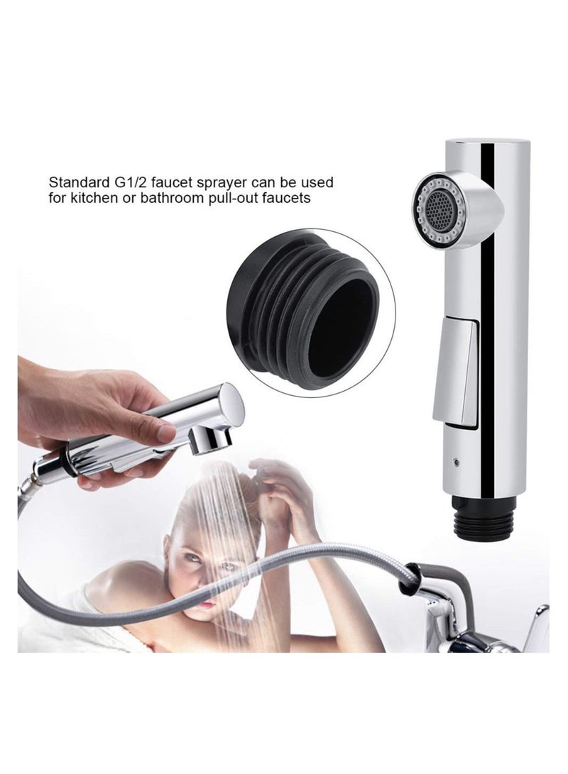 Y&D Tap Spray Head, Kitchen Pull Out Faucet, Bathroom Sprayer, Shower Water Replacement Accessory, Universial G1/2'' Connector for Sink  - Image 5
