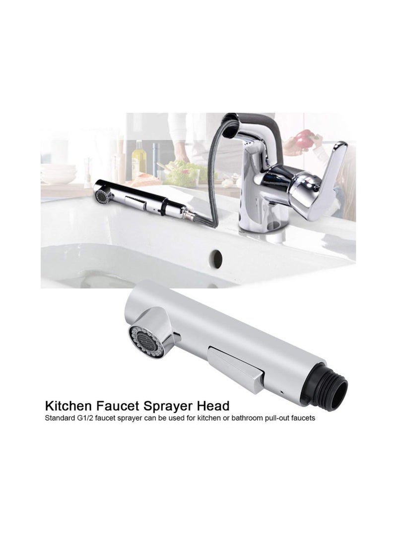Y&D Tap Spray Head, Kitchen Pull Out Faucet, Bathroom Sprayer, Shower Water Replacement Accessory, Universial G1/2'' Connector for Sink  - Image 4