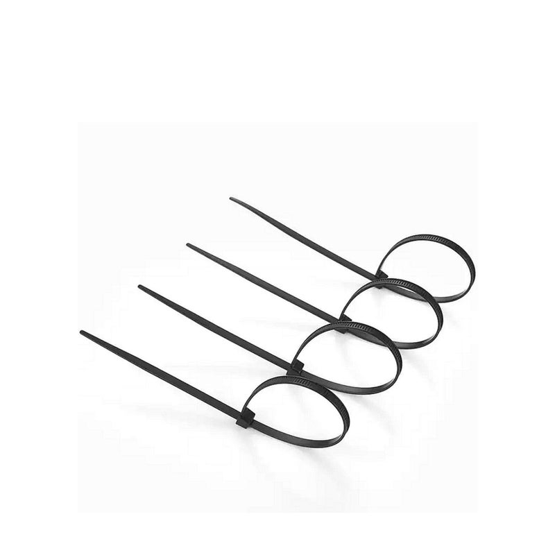 Barakah Cable Zip Ties, Black Standard Self-Locking Nylon Cable straps Plastic Wire Wrap Heavy Duty Ties, Multi Purpose Industrial Grade Cable Wire Ties - Image 3