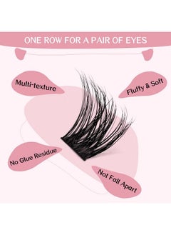 Lash Clusters 140 Pcs Cluster Lashes 14 Pairs Eyelash Clusters Diy Eyelash Extension Individual Cluster Eyelashes Mix Length Fluffy Super Thin Band Reusable Soft & Comfortable(Flippeddmix) - pzsku/ZB24D6612A2A3720DE70CZ/45/_/1683269535/fae34ddd-e5aa-4c23-9606-d6440f3b0637