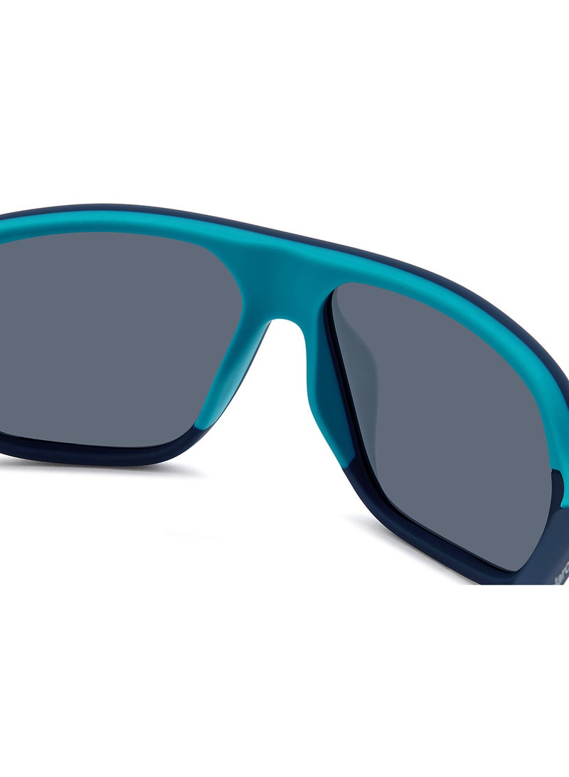Polaroid Unisex Polarized Rectangular Sunglasses - Pld 2152/S Blue Millimeter - Lens Size: 59 Mm - Image 5