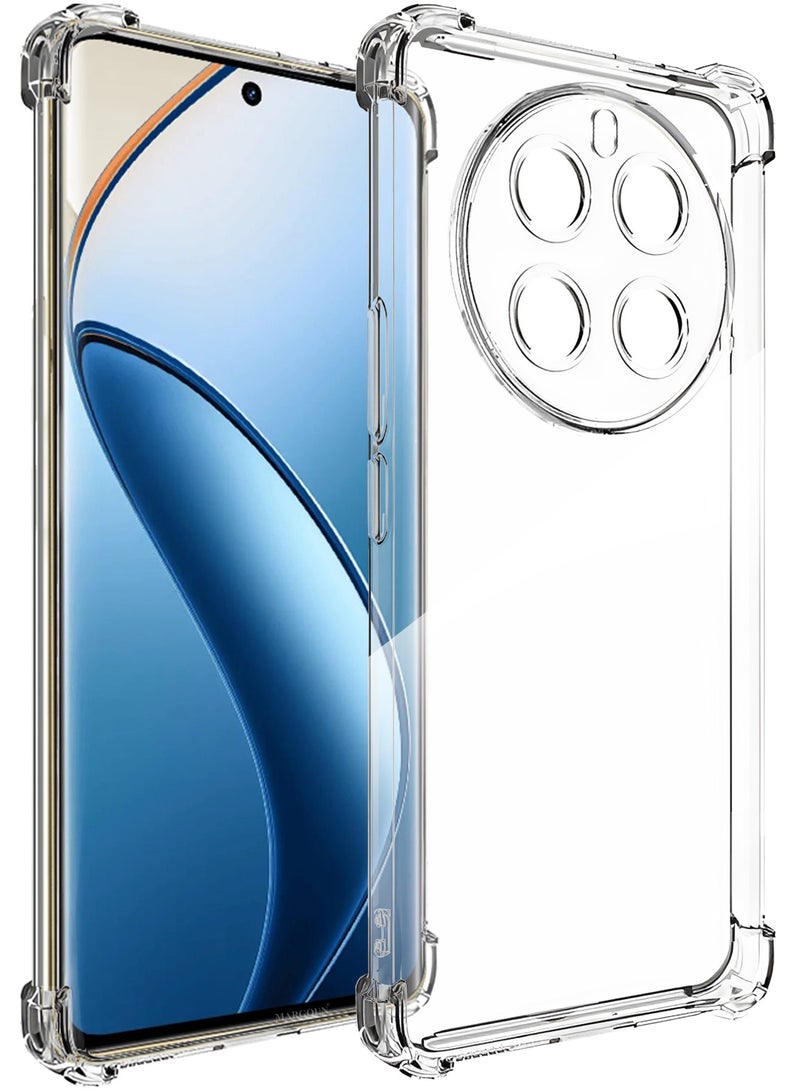 CATANES Gorilla Shockproof Clear TPU Case Cover for Oppo Realme 12 Plus – Air Cushion Corners & Raised Camera Guard - Image 2