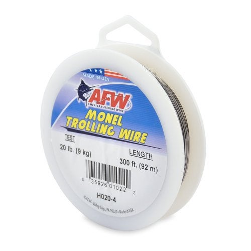 AFW American Fishing Wire Monel Trolling Wire (Single Strand), Bright Color, 30 Pound Test, 300-Feet - Image 5