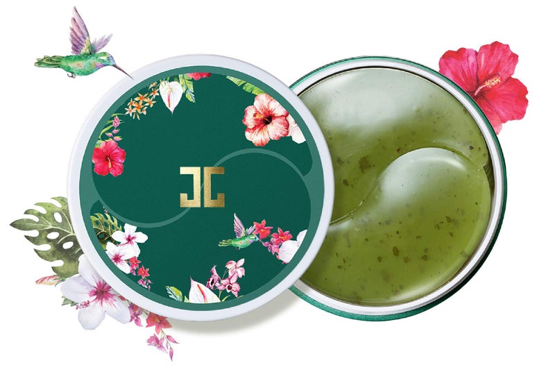 JAYJUN Green Tea Eye Gel Patch Dark Circle Puffy Eye Under Eye Patch 14g 60 in Jar