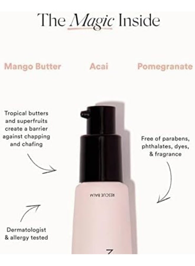 HATCH Nipple + Lip Rescue Balm - 1oz Lanolin Free Nipple Cream - Natural Nipple Care for Breastfeeding - Hydrating Nipple Balm - Mama Safe Breastfeeding Essentials - Image 4