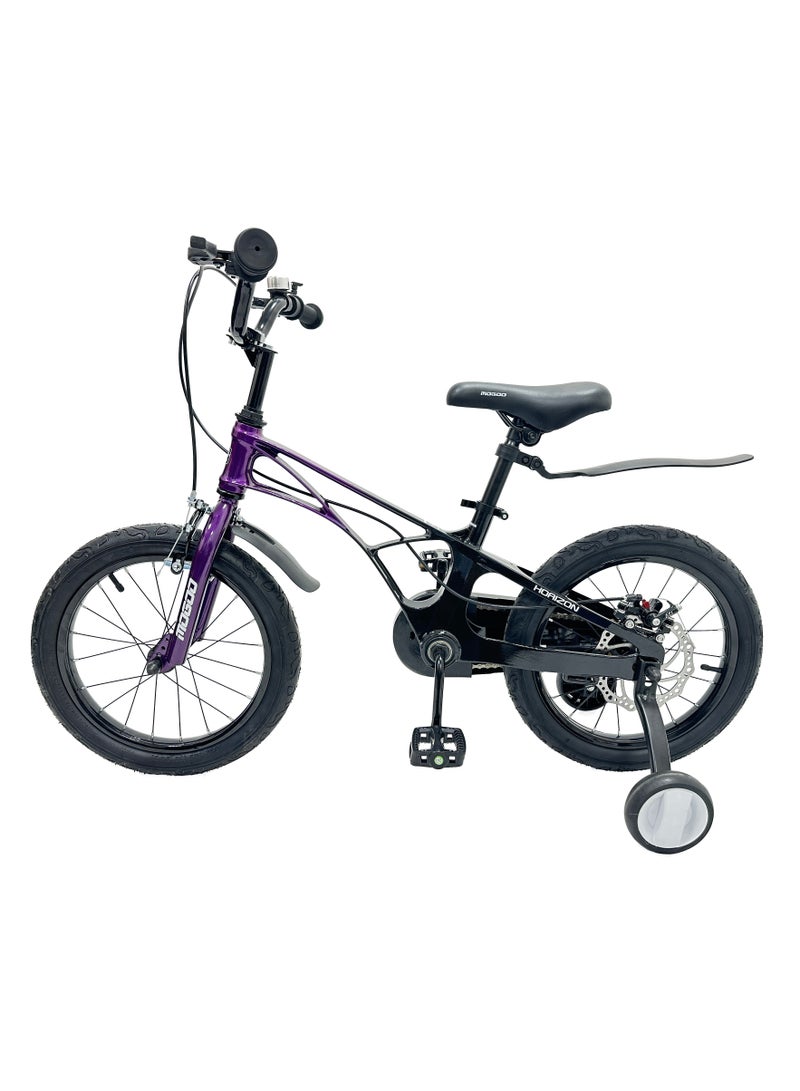 MOGOO Horizon 16-Inch Kids Magnesium Bike | 16-Inch Wheel Size | Adjustbale Seat | Purple Color - Image 5