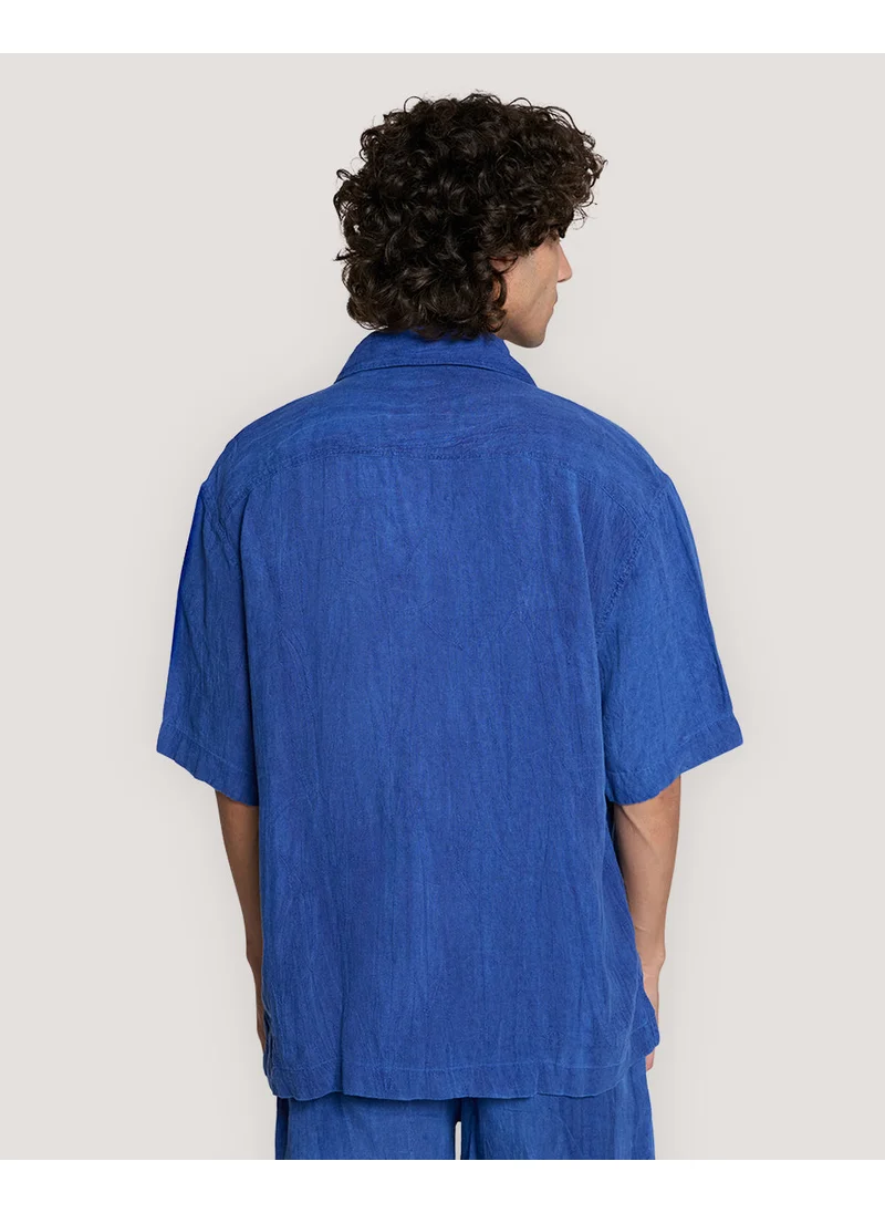 GANT Gant Relaxed Fit Linen Resort Short Sleeve Shirt