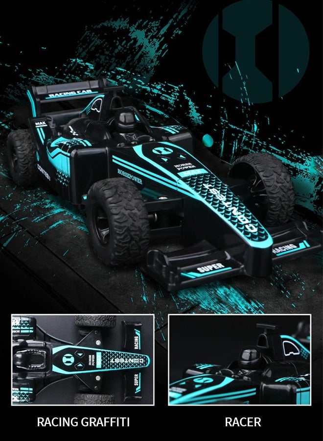 GROIC F1 Remote Control Car, Electric RC Car, Rechargeable Remote Control Stunt Car Toys, Children's Simulation Electric Racing Four-wheel Drive Racing  - Image 4