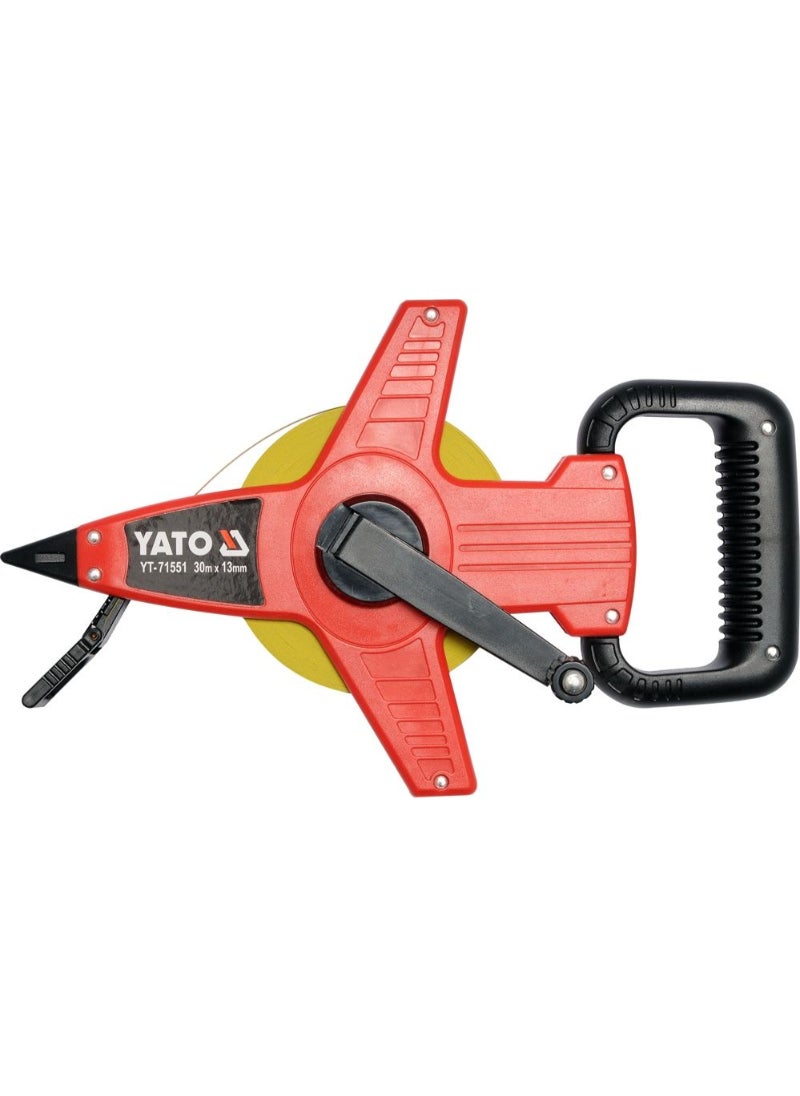 Yato YATO Measuring Tape 30Mx13mm Steel Blade Open Type YT-71551 