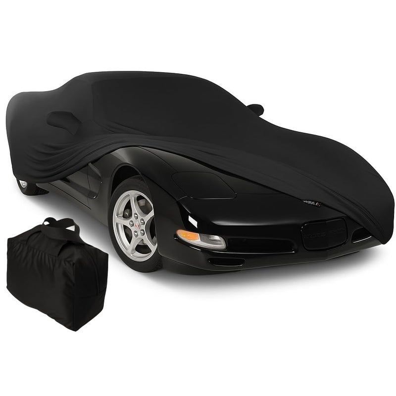 C5 Corvette Indoor Car Cover Ultraguard Stretch Satin The Ultimate Custom Fit for All 19972004 C5 Z06 Convertible Hardtop Corvettes Black