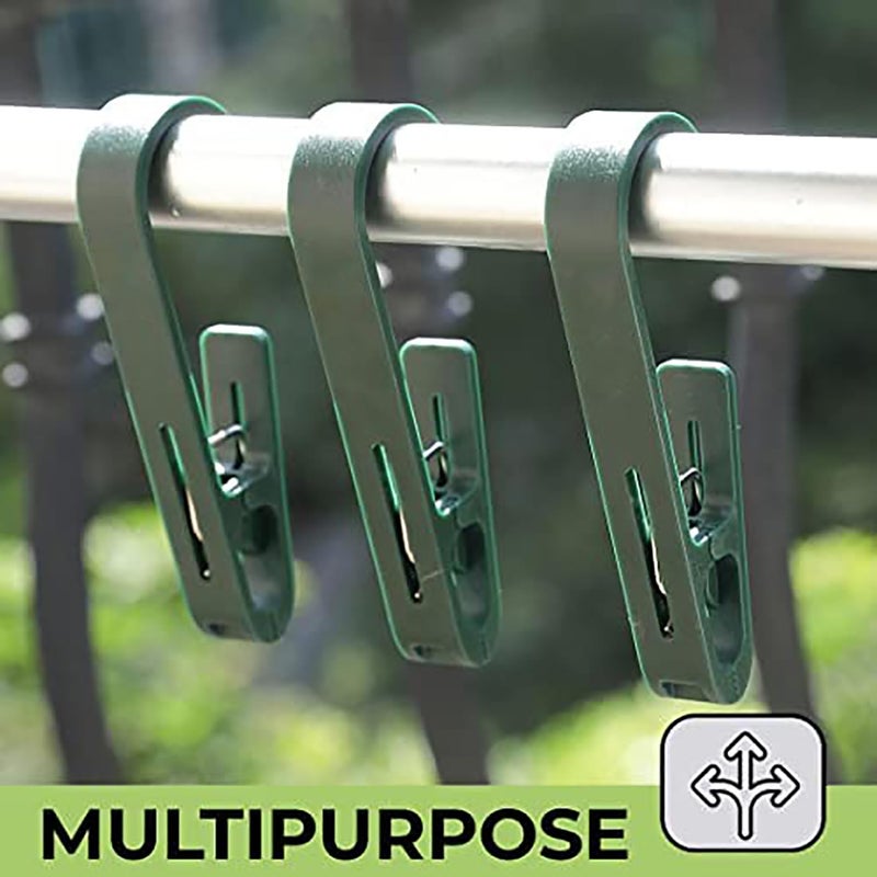 Kuber Industries Kuber Industries Multipurpose Bar Hooks Pins for Laundry Kitchen WardrobeDurable Strong GripEasy to Use77024gPack of 3Green - Image 4