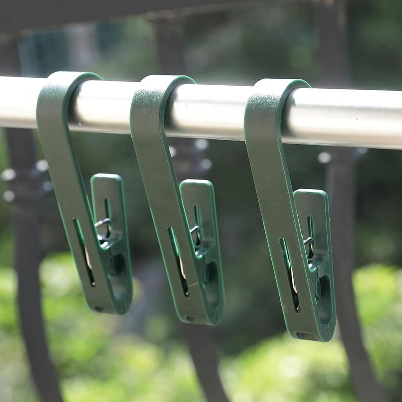 Kuber Industries Kuber Industries Multipurpose Bar Hooks Pins for Laundry Kitchen WardrobeDurable Strong GripEasy to Use77024gPack of 3Green - Image 1