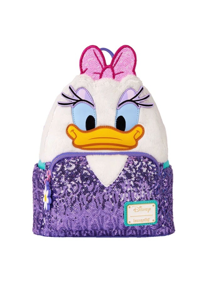 Loungefly X Funko Pop! Disney Daisy Duck 85Th Anniversary Plush Mini Backpack (22.8 X 11.4 X 26.6 Cm) - Image 1
