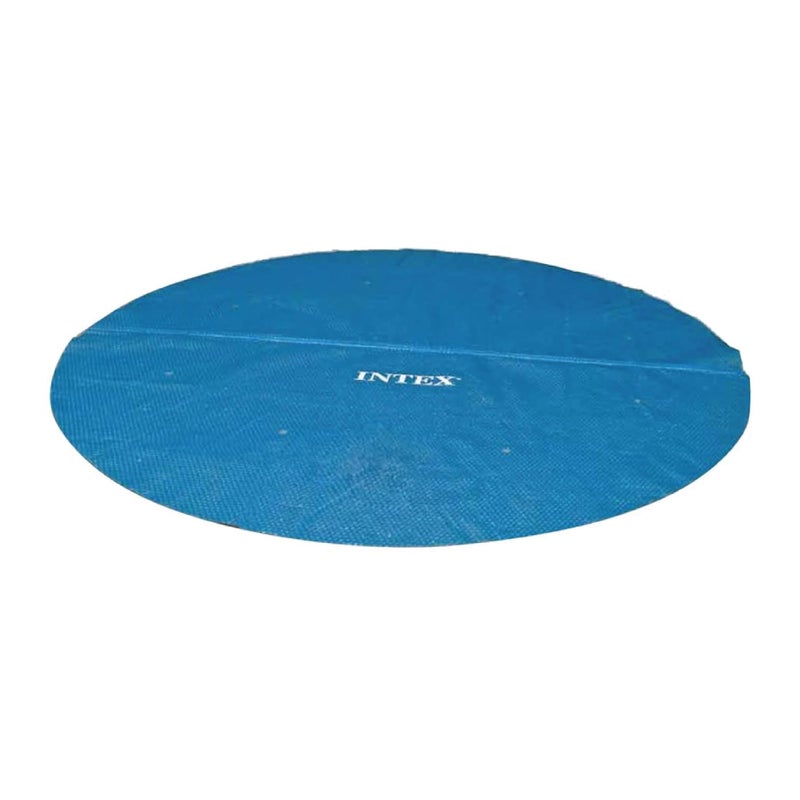 INTEX 28011E Solar Pool Cover: For 10ft Round Easy Set and Metal Frame Pools â€“ Insulates Pool Water â€“ Reduces Water Evaporation â€“ Keeps Debris Out â€“ Reduces Chemical Consumption - Image 1