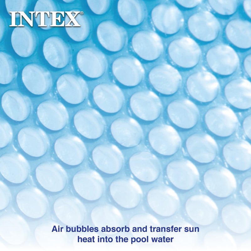 INTEX 28011E Solar Pool Cover: For 10ft Round Easy Set and Metal Frame Pools â€“ Insulates Pool Water â€“ Reduces Water Evaporation â€“ Keeps Debris Out â€“ Reduces Chemical Consumption - Image 5