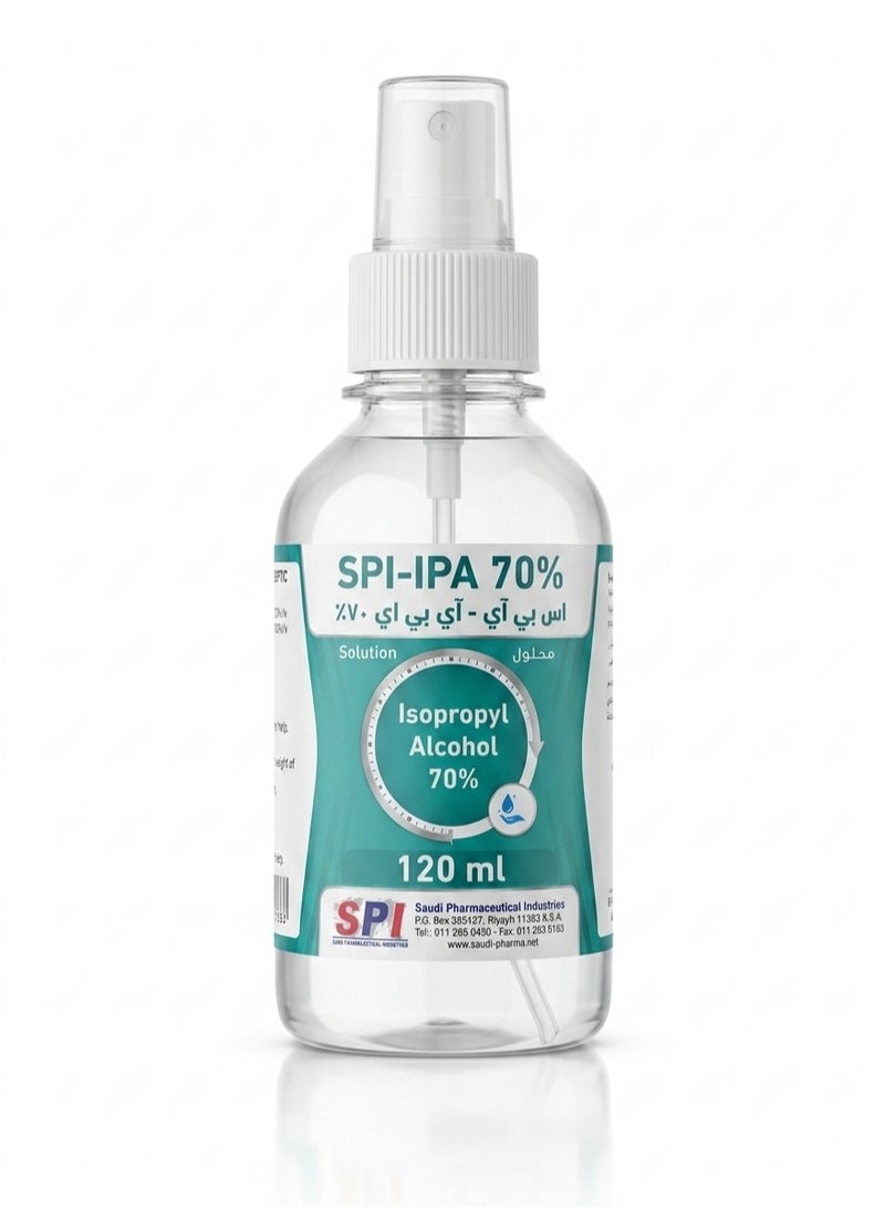 Isopropyl Alcohol 70% Spray – 120 ml