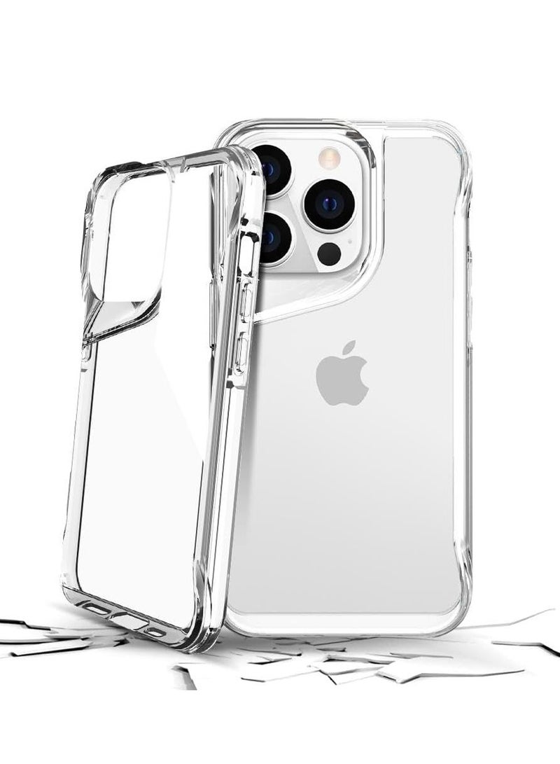 جيرفور جراب Gear4 Crystal Palace متوافق مع هاتف iPhone 13/iPhone 14 مقاس 6.1 بوصة، حماية متقدمة من الصدمات مع التكنولوجيا، مضاد للاصفرار، غطاء هاتف - شفاف - Image 4