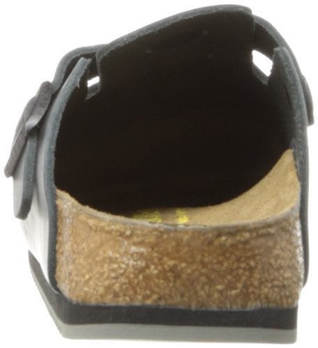 BIRKENSTOCK حذاء عمل غير محدد الجنس من بيركنستوك بوسطن سوبر جريب جلد مقاوم للانزلاق، أسود، 39 M EU - Image 3