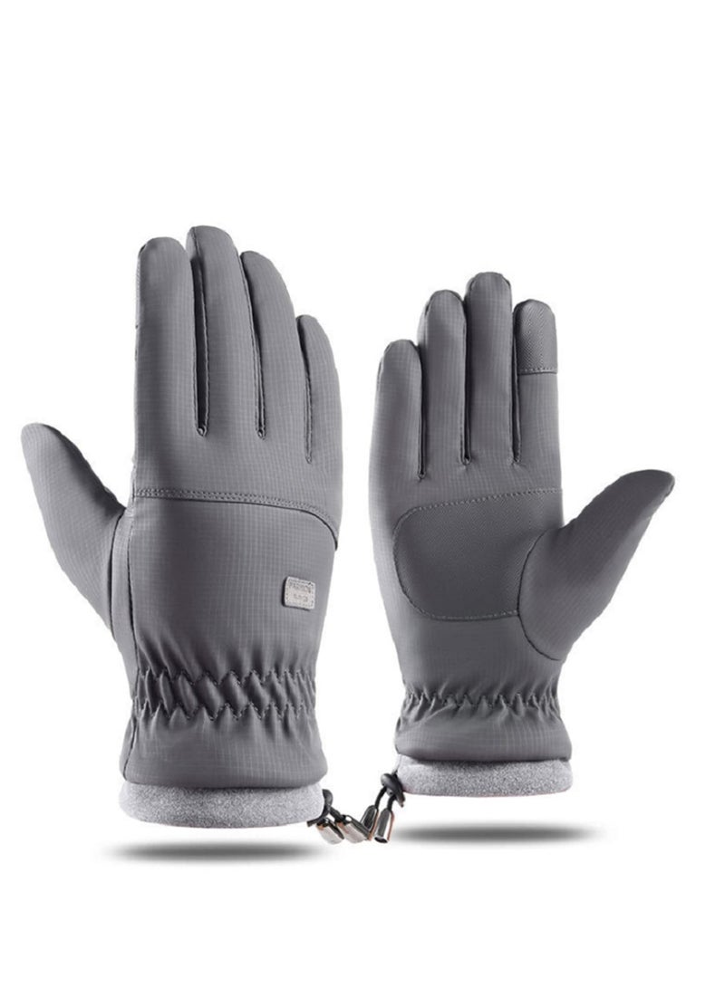 Barakah قفازات شتوية للرجال والنساء قفازات حرارية مقاومة للماء قفازات تعمل باللمس دافئة مناسبة للرياضات الخارجية، الجري، المشي، التزلج، ركوب الدراجات - Image 1