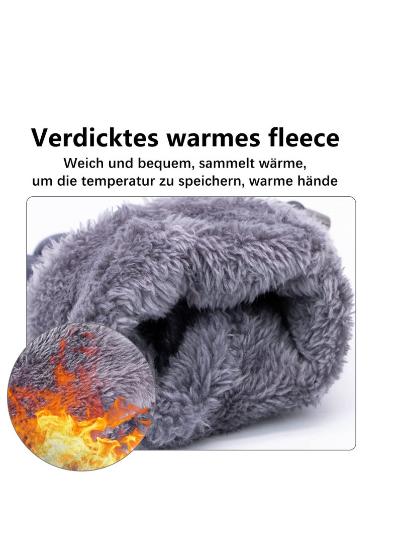 Barakah قفازات شتوية للرجال والنساء قفازات حرارية مقاومة للماء قفازات تعمل باللمس دافئة مناسبة للرياضات الخارجية، الجري، المشي، التزلج، ركوب الدراجات - Image 3