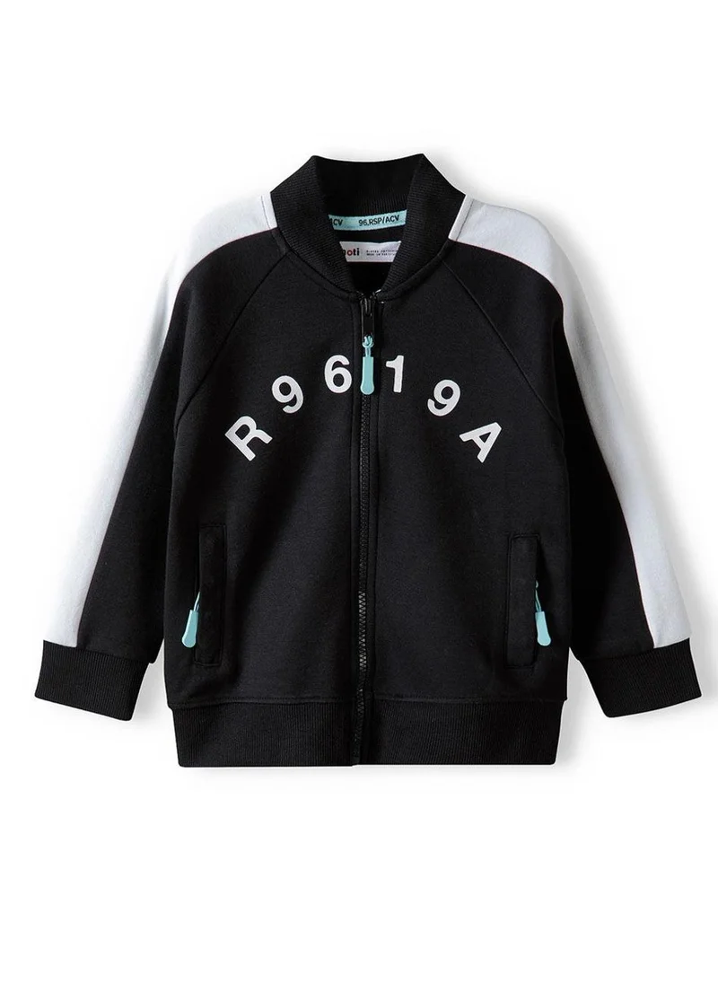 MINOTI Teen Boys Zip Thru Top