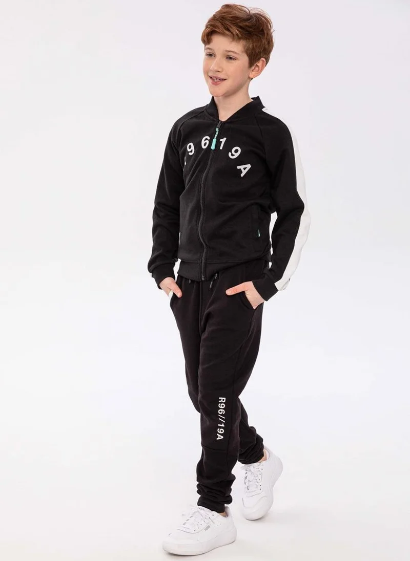 MINOTI Teen Boys Zip Thru Top