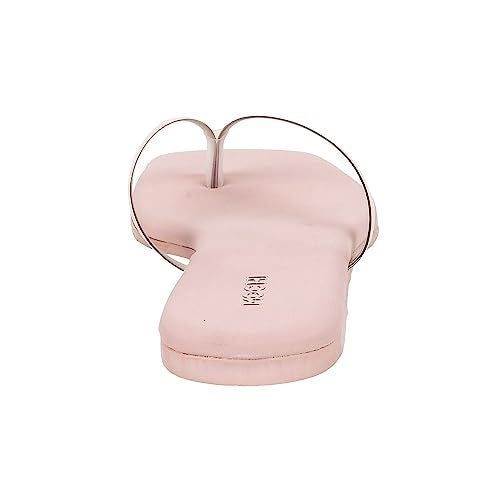 Mochi Women Rose Gold Synthetic Leather Thong Chappal UK/7 EU/40 (32-425) - Image 4