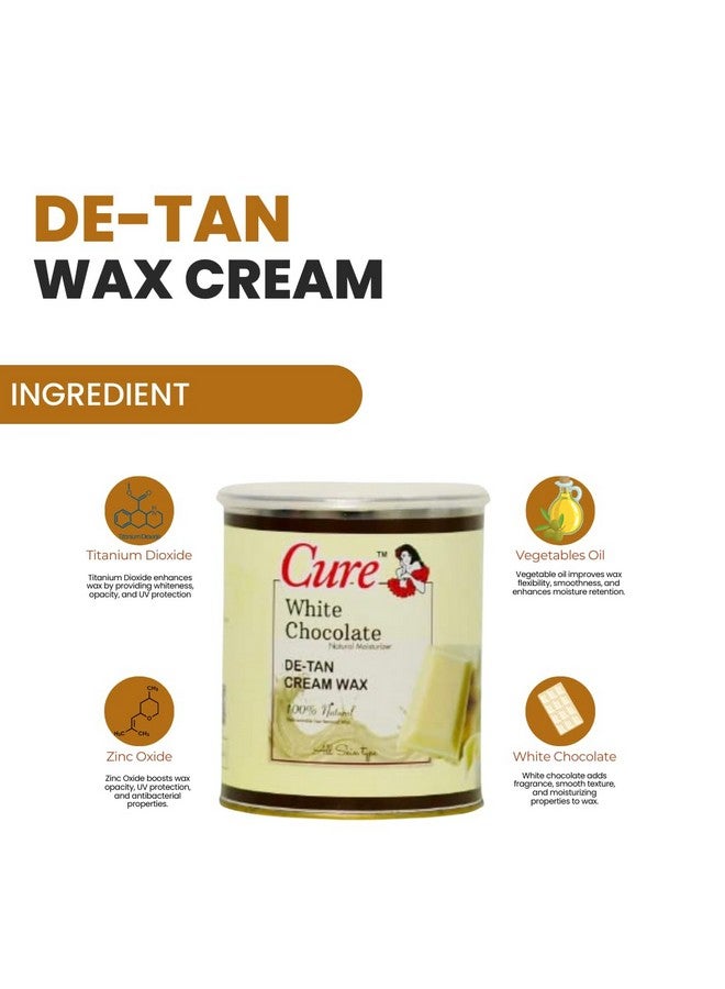 Cure شمع الشوكولاتة البيضاء الأساسي من كير لإزالة الشعر بسلاسة | شمع لإزالة الشعر | شمع إزالة الشعر للنساء | شمع إزالة تان | شمع إزالة الشعر للذراعين والساقين وخط البيكيني وتحت الإبطين والجسم بالكامل | لجميع أنواع البشرة - 800 جرام - Image 5