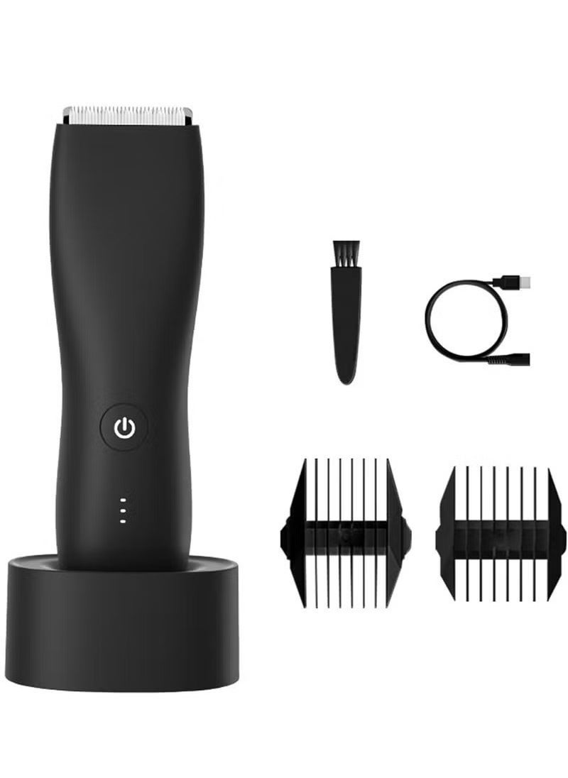 ELTRAZONE RCP66 Electric Body Hair Trimmer for Men – Full-Body Rechargeable Grooming Shaver with Skin-Safe Blades – Waterproof, Low-Noise Electric Shaver for Chest, Back, Arms, Legs & Private Areas – Cordless Trimmer with USB Charging & LED Indicator - Image 3