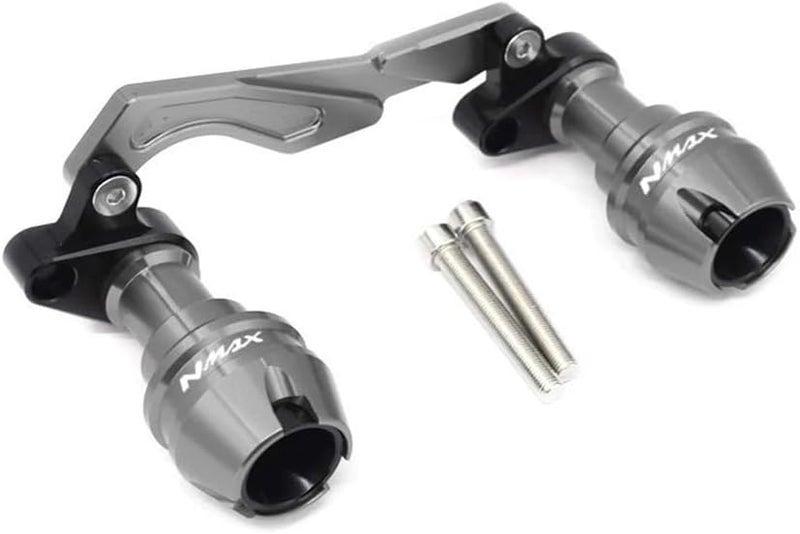 Yamaha NMAX 155 Front Fork Frame Slider Crash Protector Black - Image 4