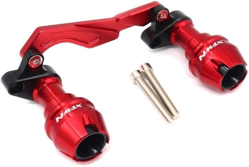 Yamaha NMAX 155 Front Fork Frame Slider Crash Protector Black - Image 5