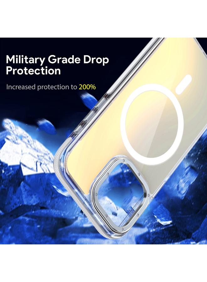 S-TOP Case For iPhone 16e Dual-Color Gradient Discolor MagSafe Phone Case - Image 5